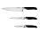 Набор ножей с ножеточкой Polaris Graphit-4SS черный - микро фото 3