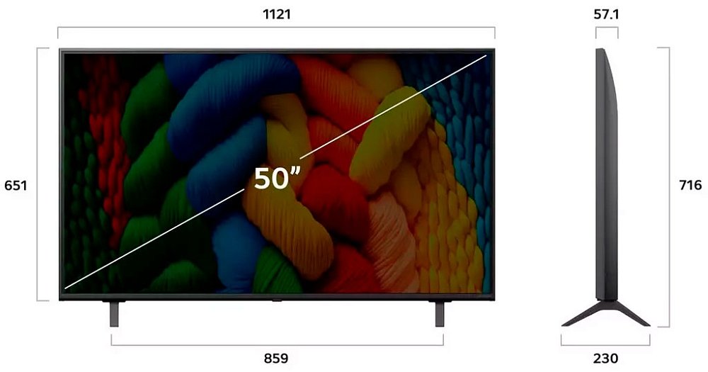 Телевизор LG 50NANO81A6A 50" 4K UHD - фото 5 Телевизор LG 50NANO81A6A 50" 4K UHD - фото 5