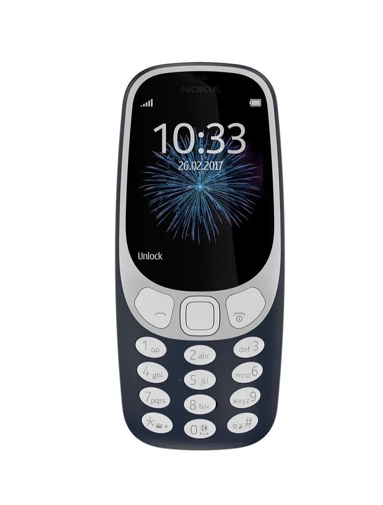 Мобильный телефон NOKIA 3310 DS TA-1030 синий