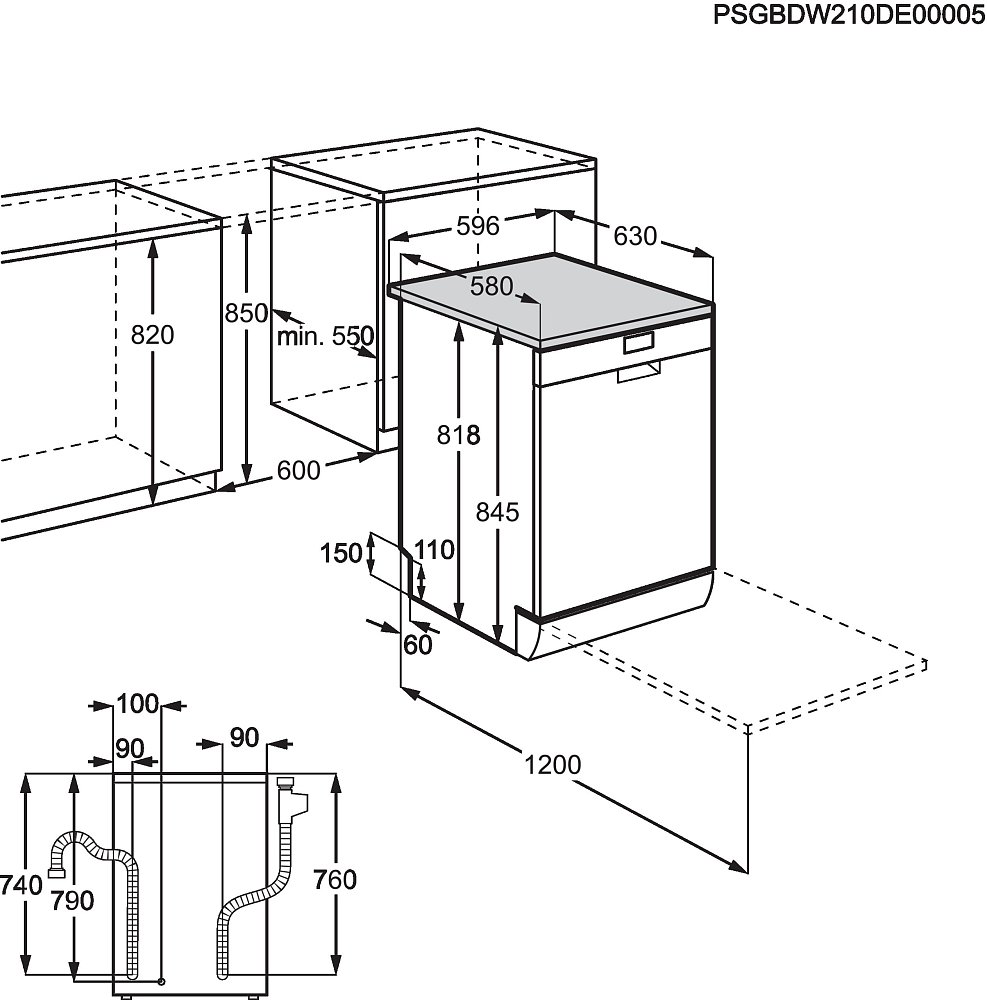 Отдельностоящая посудомоечная машина Electrolux ESF5533LOX - фото 4