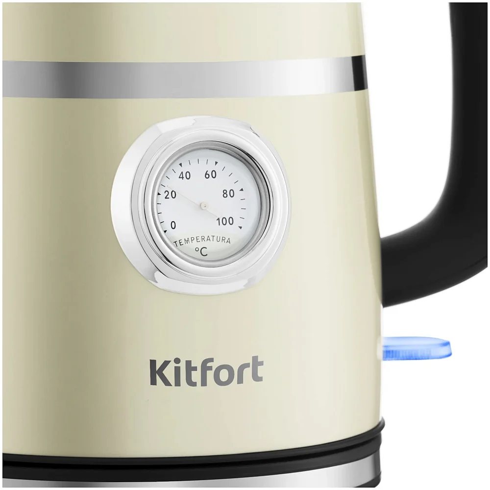 Чайник Kitfort КТ-670-3 бежевый - фото 3