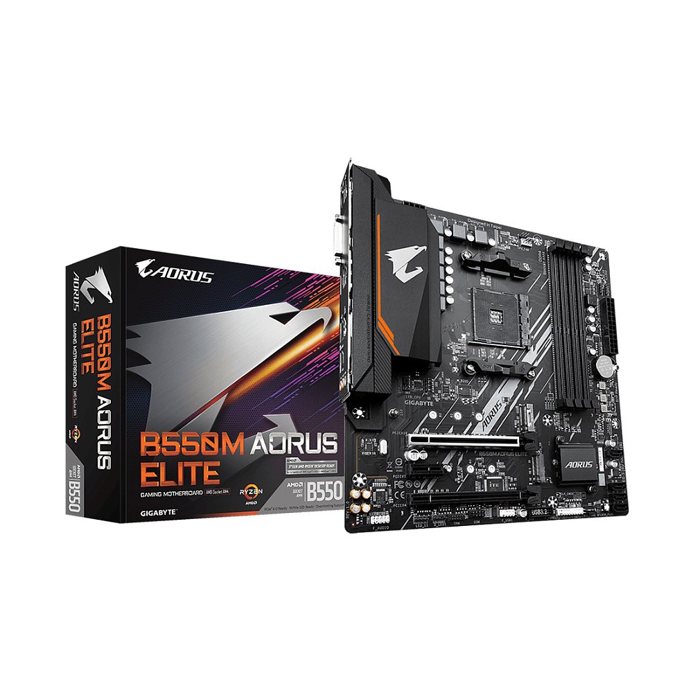 Материнская плата Gigabyte B550M AORUS ELITE Материнская плата Gigabyte B550M AORUS ELITE