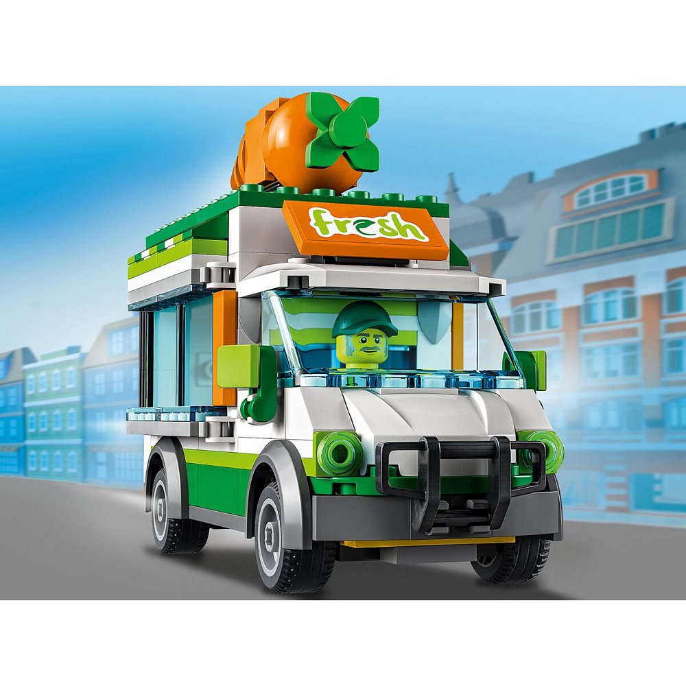 Игрушки Lego Город Фургон для фермерского рынка 60345 - фото 8