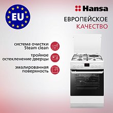 Плита комбинированная Hansa FCMW68209 белая