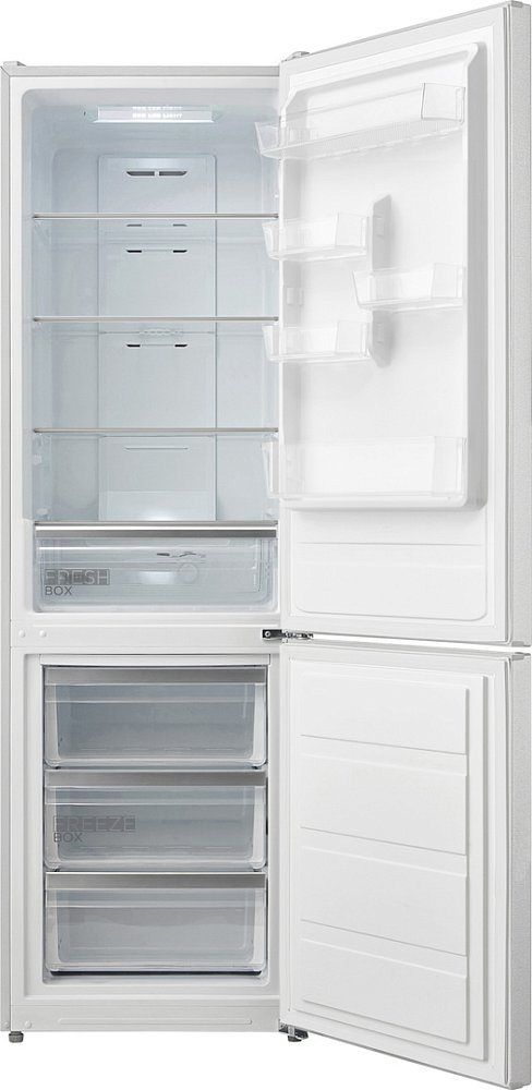 Холодильник Midea MDRB424FGF01O белый + Пылесос Midea 15K синий - фото 6