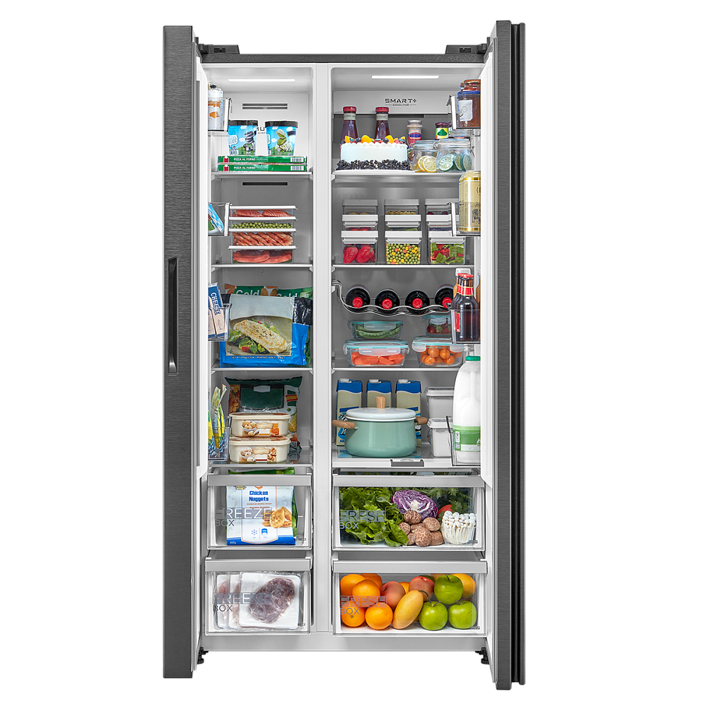 Холодильник Midea MDRS791MIE28 черный металлик - фото 5