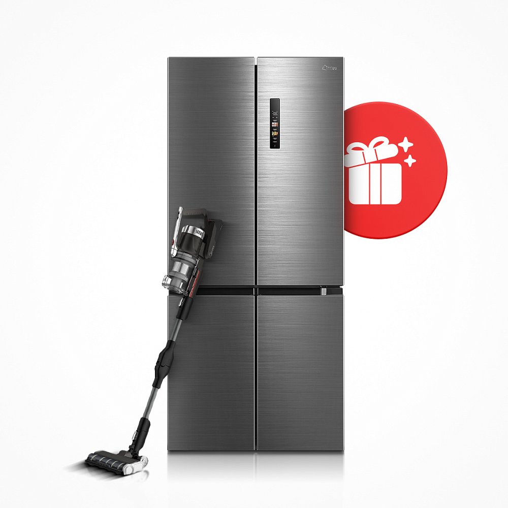 Холодильник Midea MDRM691MIE46 + Вертикальный пылесос Midea P7 Flex