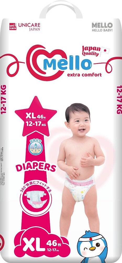 Подгузники Mello XL (46 шт) - фото 1