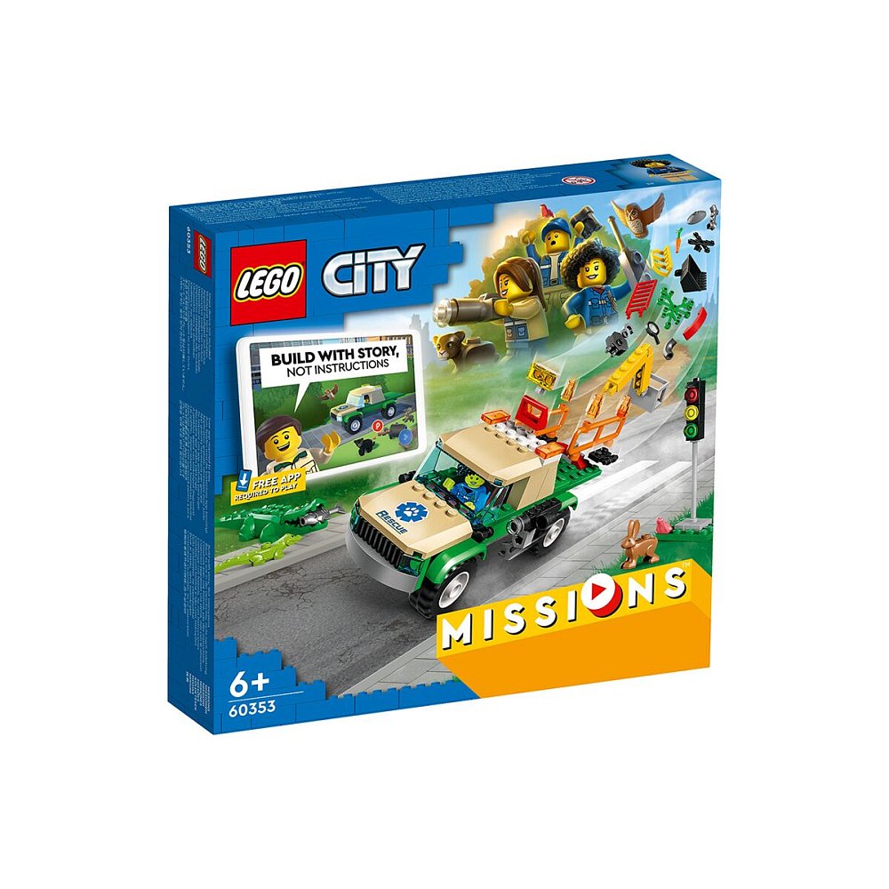 Игрушки Lego Город Миссии по спасению диких животных 60353