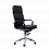 Кресло Barneo K-104, черная кожа - микро фото 3
