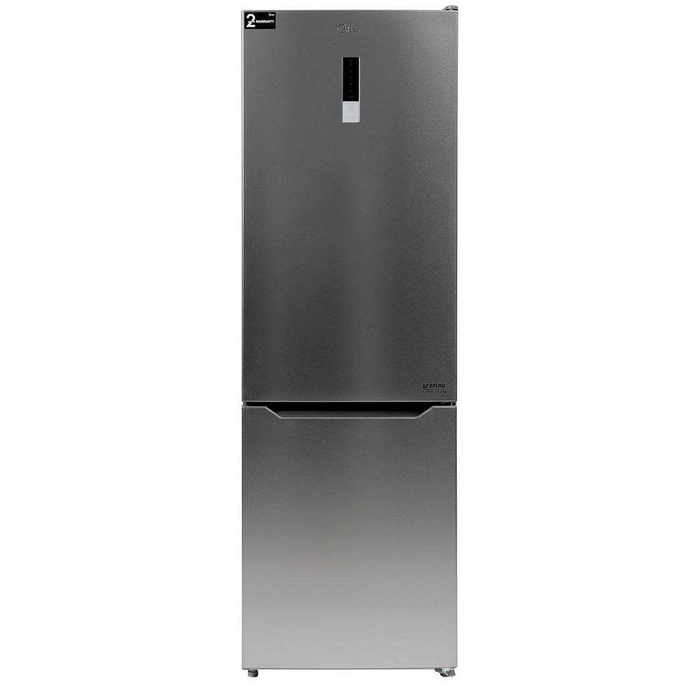 Холодильник Midea MDRB424FGF02O серый + Пылесос Midea 15K синий