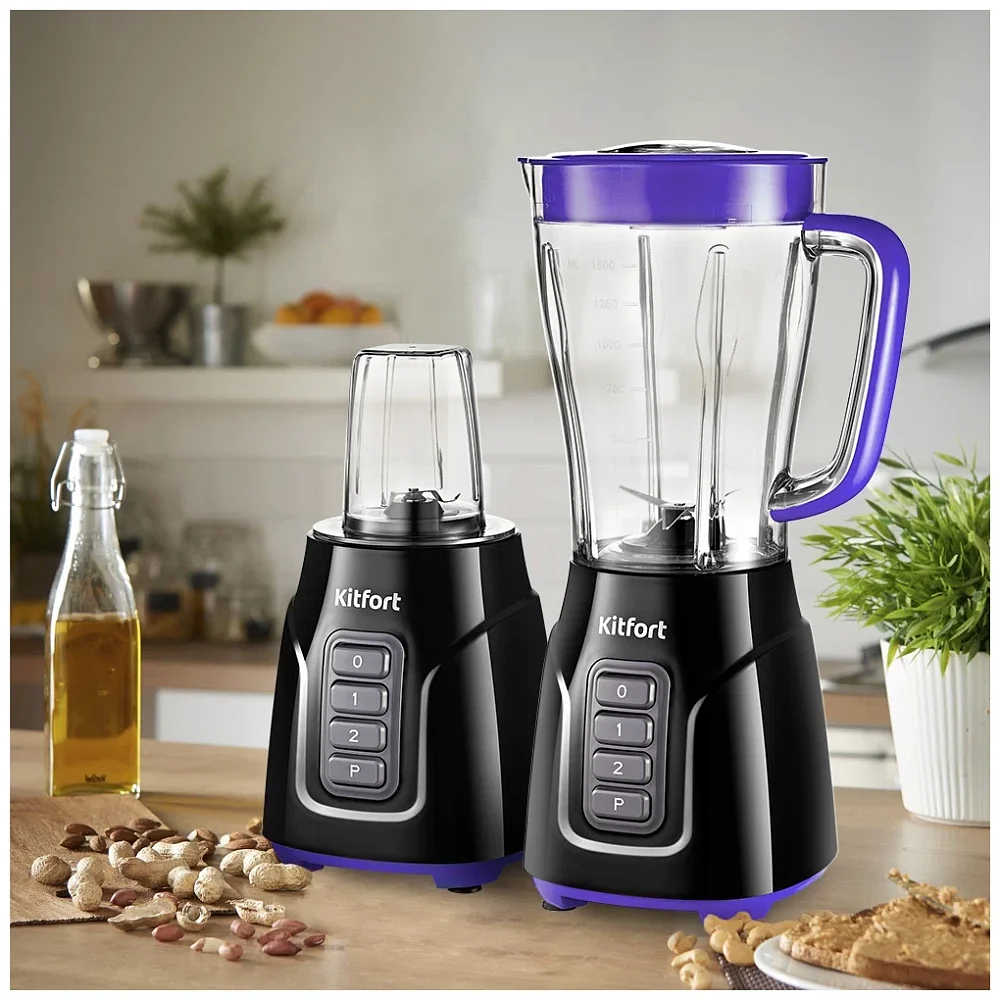Блендер стационарный Kitfort КТ-3032-1 фиолетовый - фото 8 Блендер стационарный Kitfort КТ-3032-1 фиолетовый - фото 8