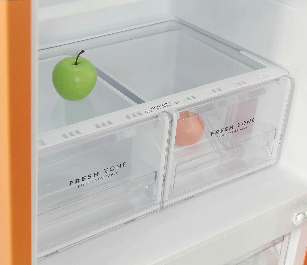 Холодильник Бирюса T627 оранжевый - фото 4