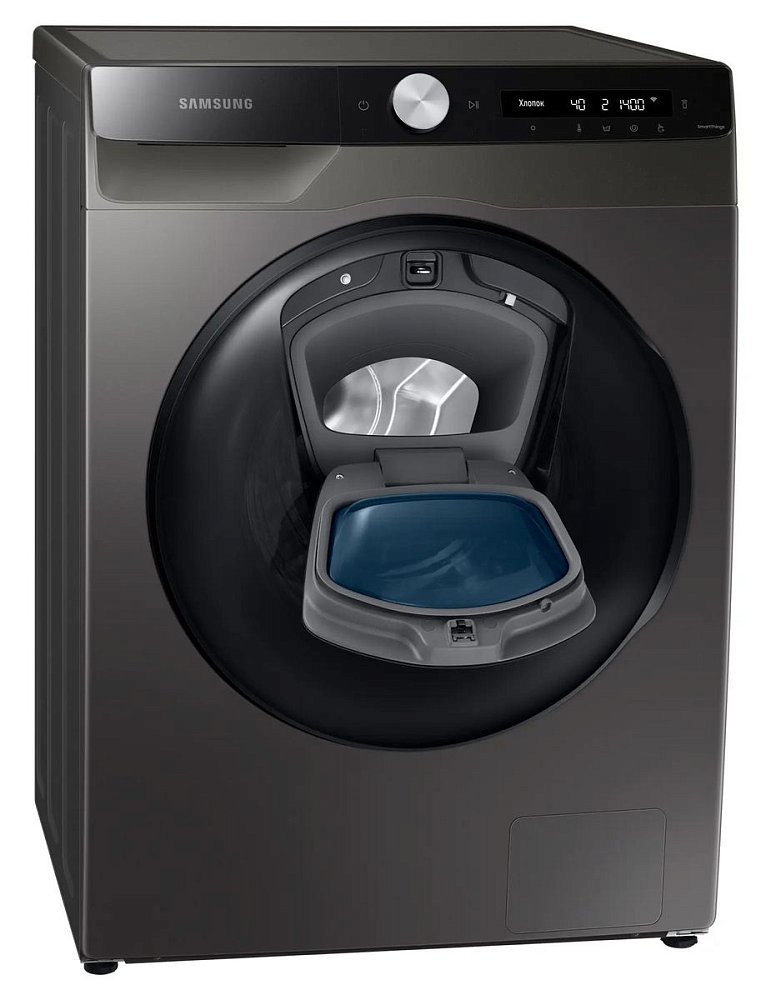 Стиральная машина с сушкой Samsung WD80T554CBX/LD серая - фото 4