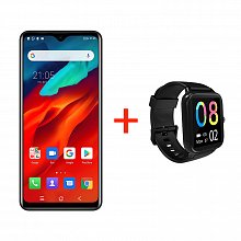 Смартфон Blackview A80 Plus 4/64Gb Dual SIM Black + Смарт-часы Blackview R3 Pro 160Kb+384Kb Black