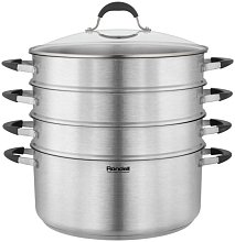Кастрюля-пароварка Rondell RDS-1815 30.4л. d=32см (с крышкой) стальной