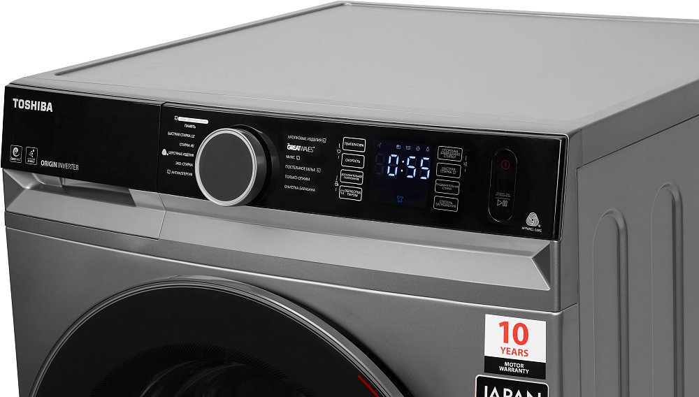 Стиральная машина Toshiba TW-BK100G4UZ(SK) серебристая - фото 5