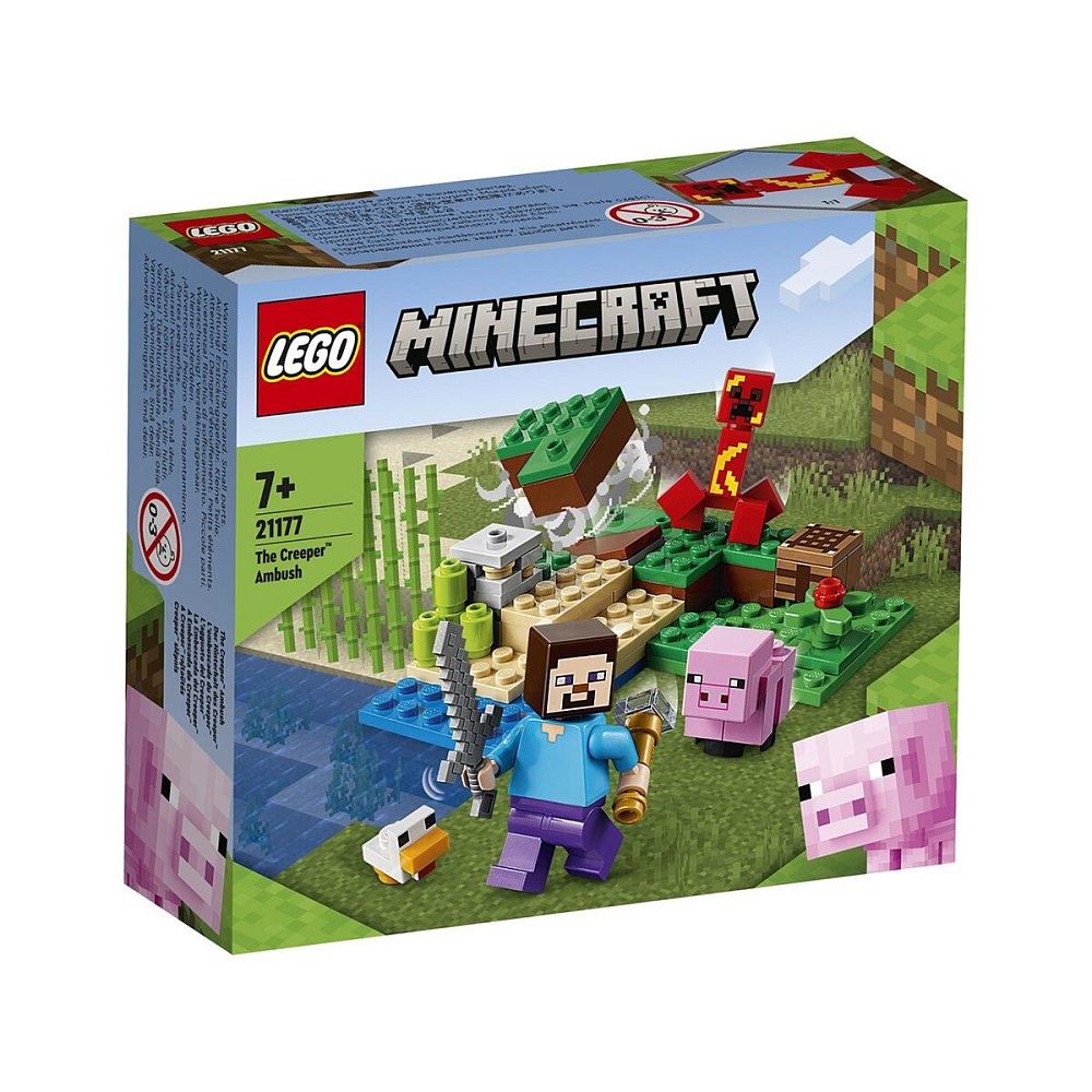 Игрушки Lego Minecraft Засада Крипера 21177 