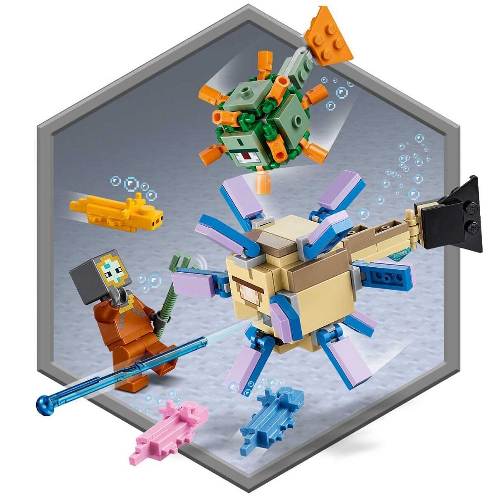 Игрушки Lego Minecraft Битва со стражем  21180 - фото 7