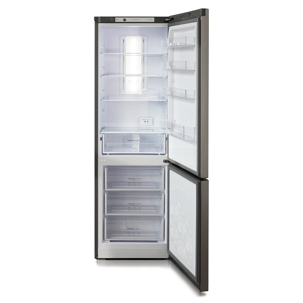 Холодильник Бирюса I860NF серебристый - фото 4