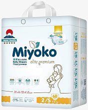 Подгузники Miyoko elite детские S/2, 68 шт.