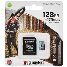Карта памяти Kingston Canvas GO Plus SDCG3/128GBSP