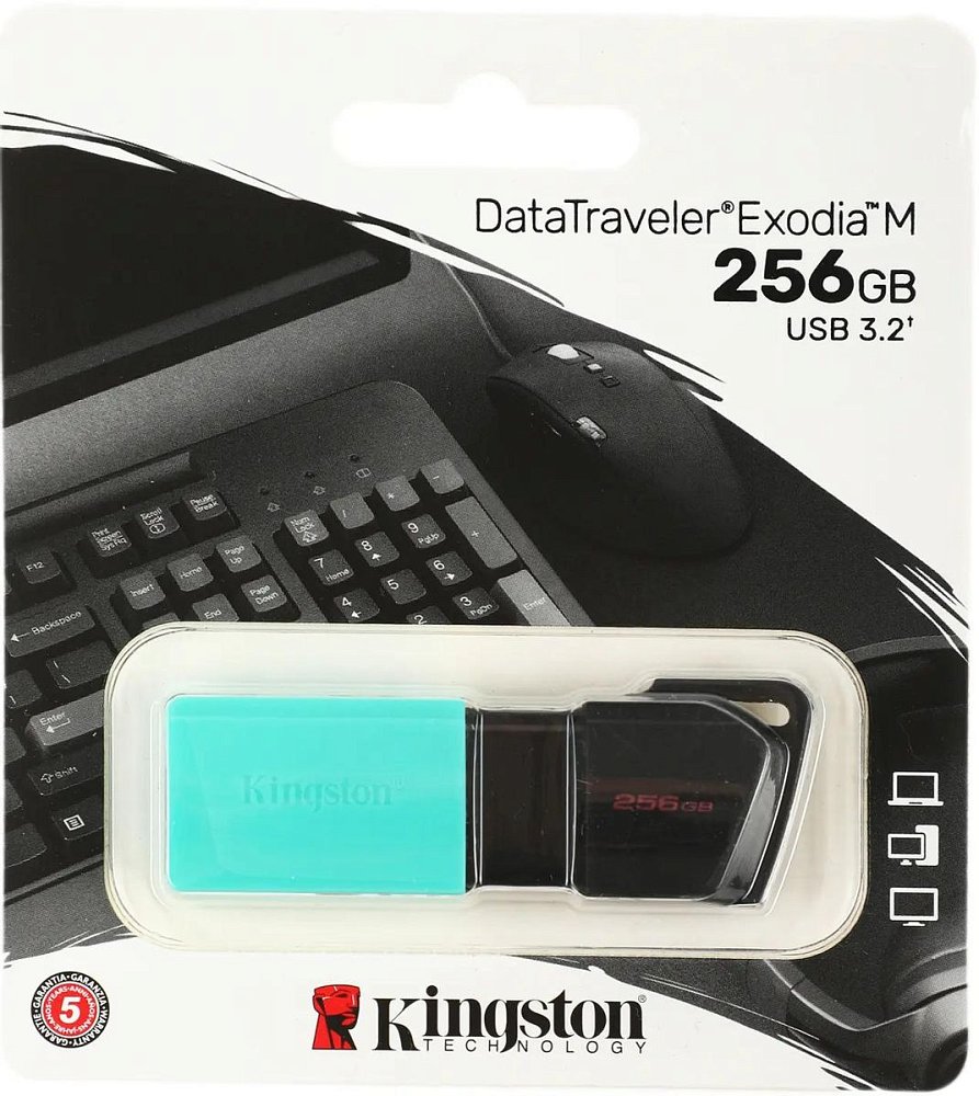 USB Флеш 256GB 3.2 Kingston DTXM/256GB зеленый - фото 3