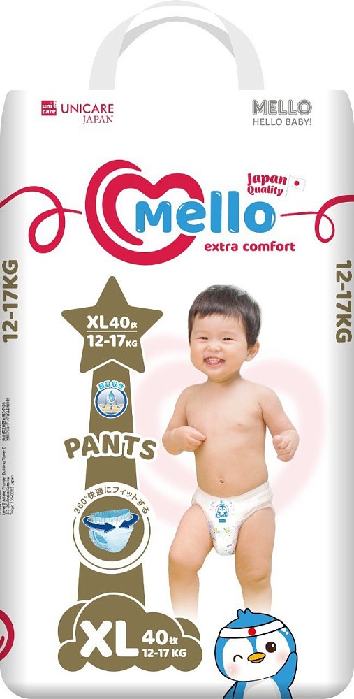 Подгузники-трусики Mello XL (40 шт) Подгузники-трусики Mello XL (40 шт)