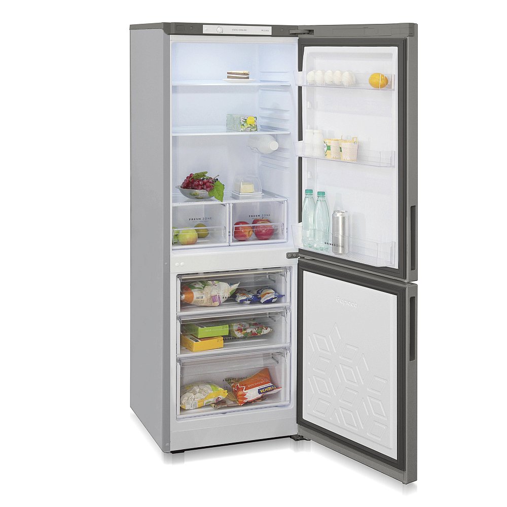 Холодильник Бирюса M6033 серый - фото 2