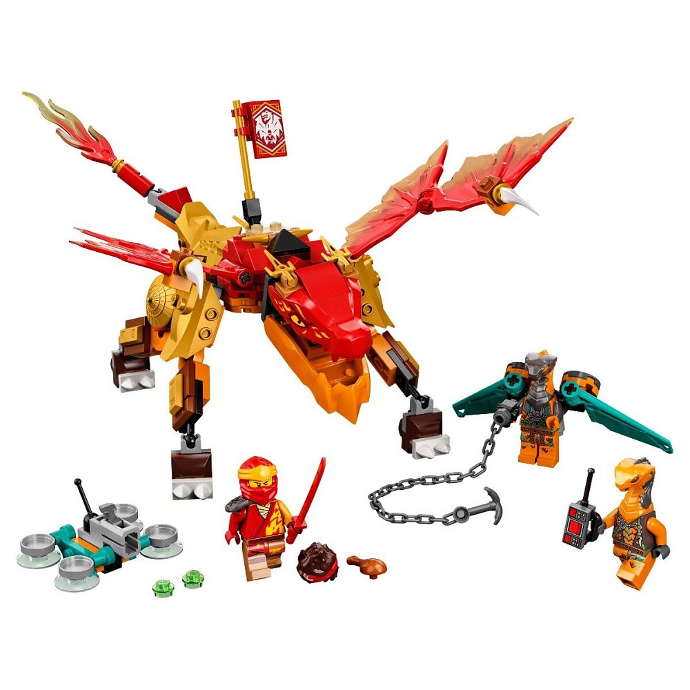 Игрушки Lego Ниндзяго Огненный дракон ЭВО Кая 71762  - фото 3