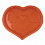 Форма для выпечки TalleR TR-6208 26x25,6см сердце оранжевая - микро фото 3