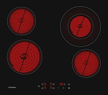 Варочная панель электрическая DARINA 4P E326 B черная Варочная панель электрическая DARINA 4P E326 B черная