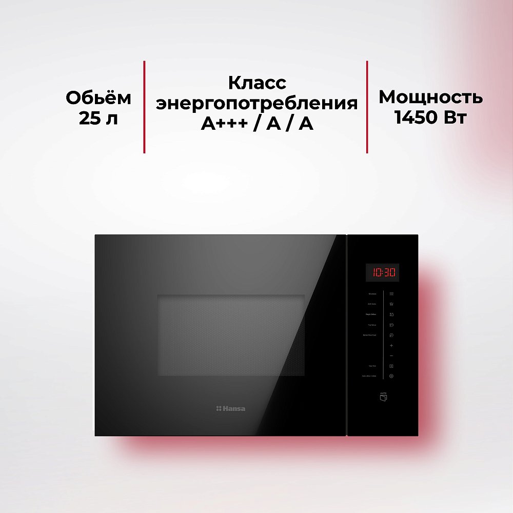 Встраиваемая СВЧ-печь HANSA AMM25E1SH - фото 3