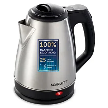 Чайник электрический Scarlett SC-EK21S25 серебристый