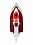 Утюг Polaris PIR 2281K, белый/красный - микро фото 14