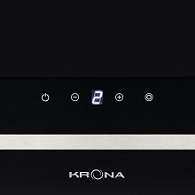 Вытяжка Krona DOMENIKA 600 BLACK/INOX S