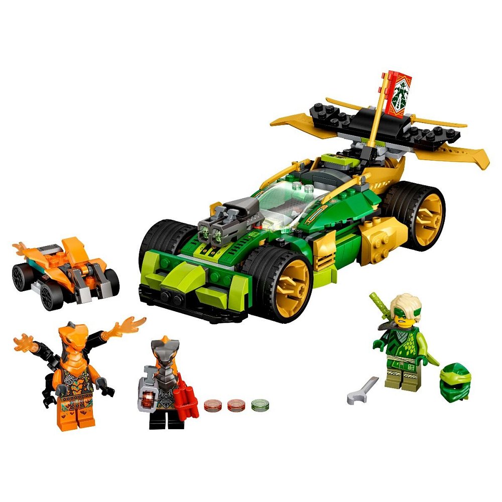 Игрушки Lego Ниндзяго Гоночный автомобиль ЭВО Ллойда 71763 - фото 4