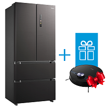 Холодильник Midea MDRF692MIE28 + Робот-пылесос Midea M-7