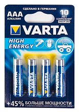 Батарейка Varta Longlife Power High Energy Micro 1.5V - LR03/  AAA 4 шт