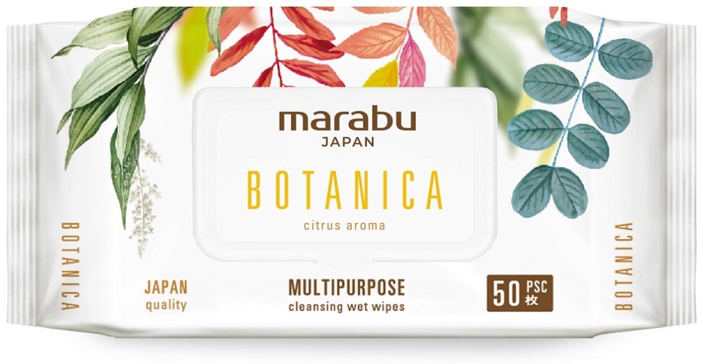 Влажные салфетки Marabu Botanica 50шт.