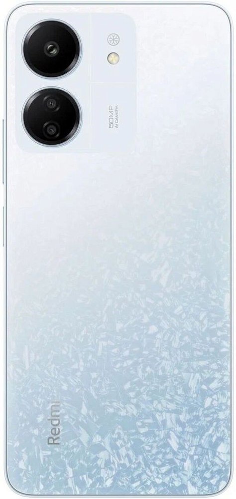 Смартфон Xiaomi Redmi 13C 4/128GB (Glacier White) Белый - фото 4