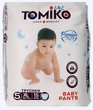 Трусики детские (мини) TOMIKO ХL (12-17 КГ) 15 шт