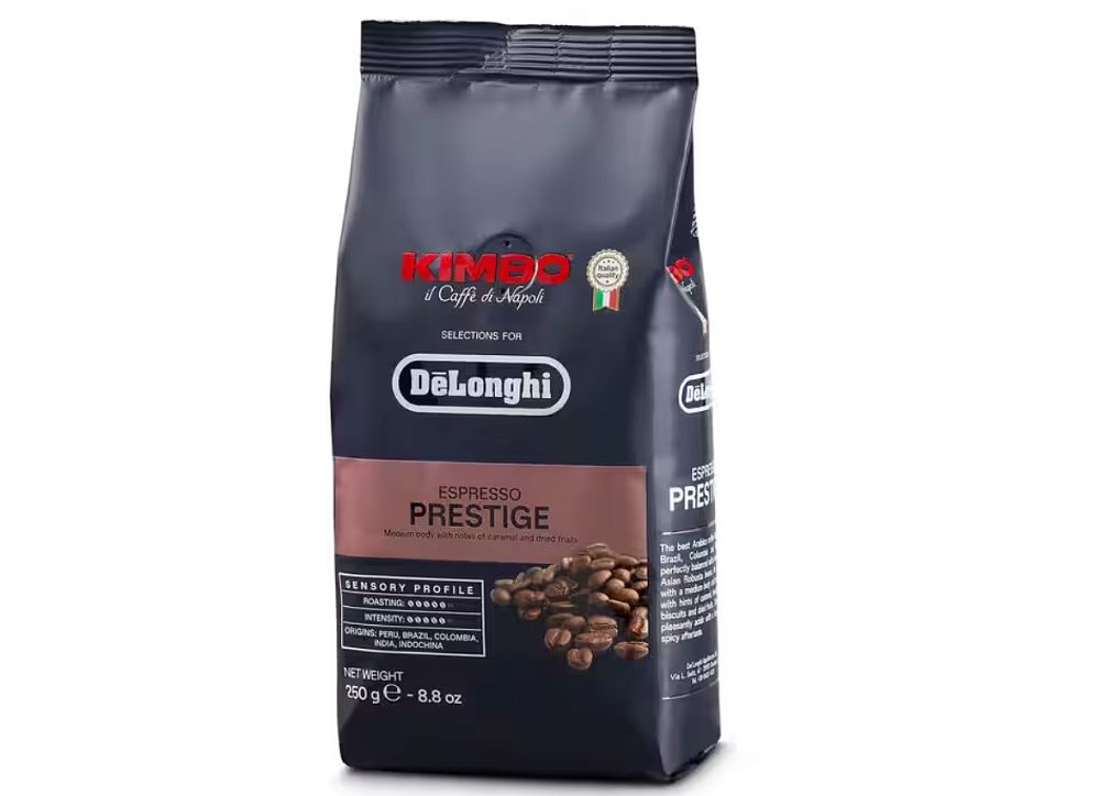 Кофе в зернах Delonghi DLSC614 Prestige 250 гр - фото 1