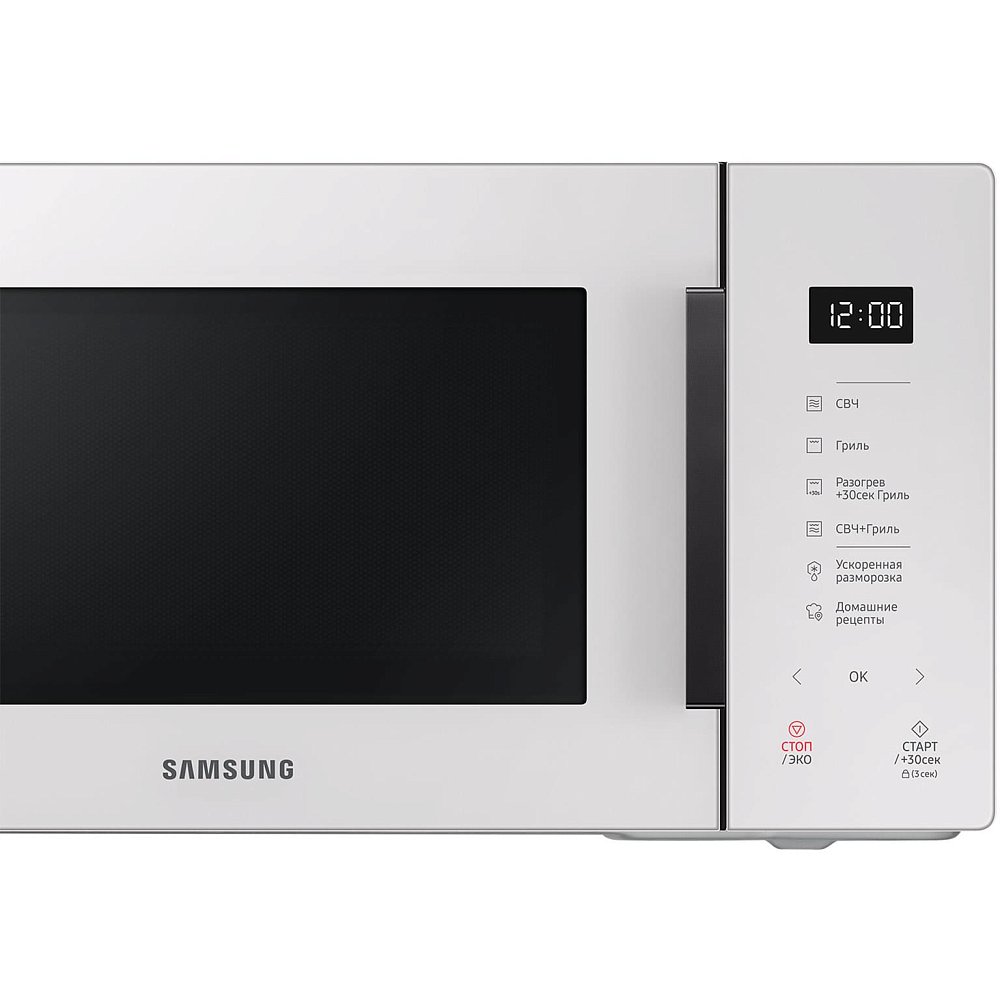 Микроволновая печь Samsung MG23T5018AE/BW белая - фото 6