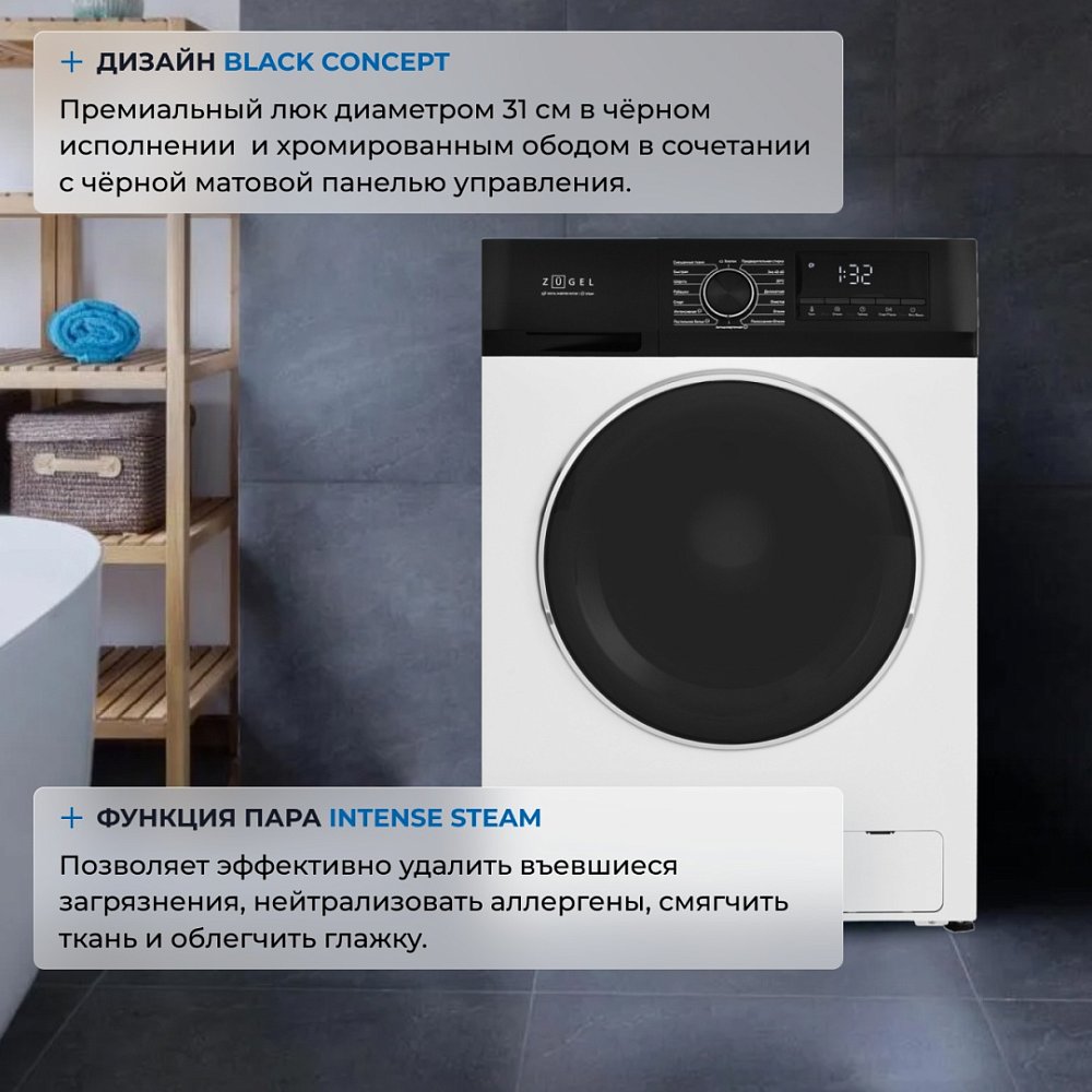 Стиральная машина ZUGEL ZWS8140I - фото 3