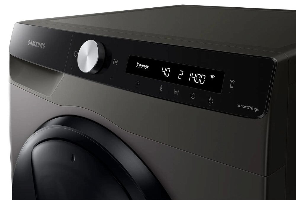 Стиральная машина с сушкой Samsung WD80T554CBX/LD серая - фото 9