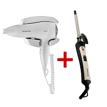Фен настенный BRAYER BR3021 + Электрощипцы BRAYER BR3203