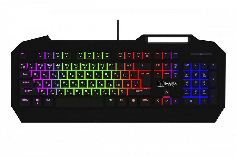 Клавиатура игровая HARPER Gaming Fulcrum GKB-20 - фото 1