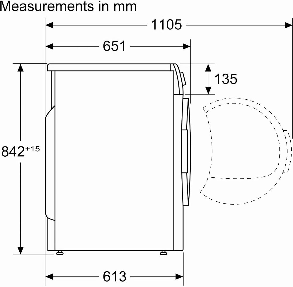 Сушильная машина Bosch WQB245B0ME белая - фото 8