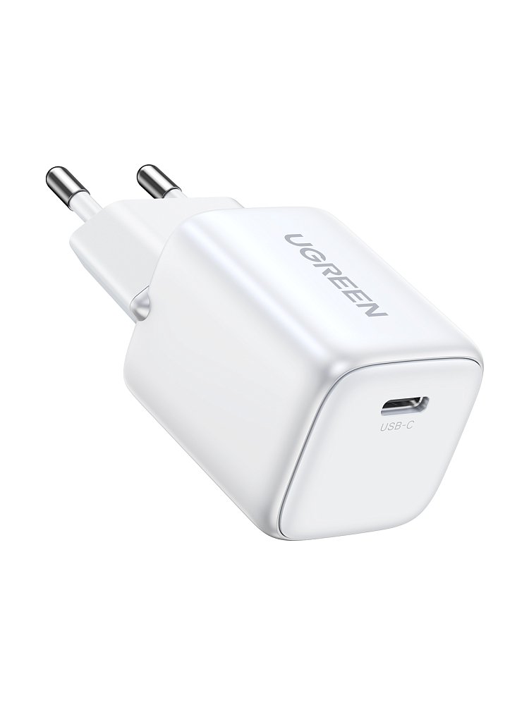 Зарядное устройство Ugreen CD318 90664 Nexode mini 20W 1*USB-C GaN Fast Charger - фото 1